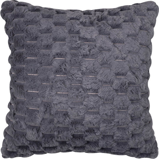 Silk Fashion Christmas Decorative Square Pillowcase Brown 45x45cm