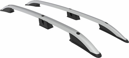 Turtle Μπάρες Οροφής Αλουμινίου για Toyota Crown Ford Crown Land Rover Range Rover Sport (Σετ με πόδια) Ασημί