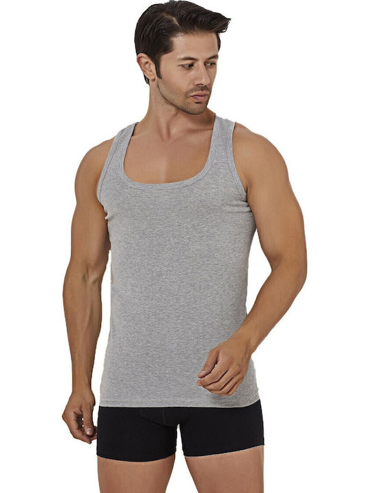 Herren Unterhemden ΓΚΡΙ 1Packung