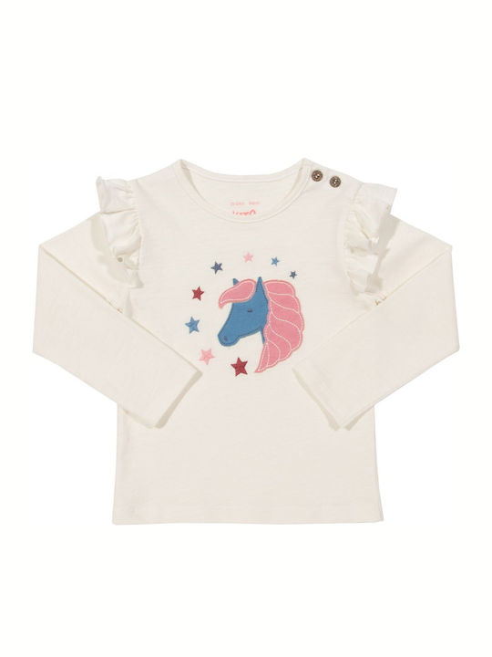 Kite Kids Blouse Long Sleeve White