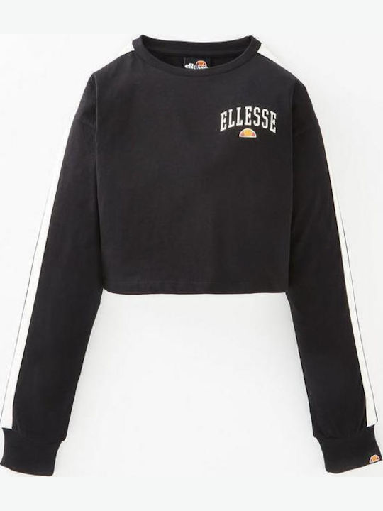 Παιδικό Crop Top Μακρυμάνικο Μαύρο Boschetti