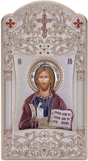 Slevori Image Jesus Christ Silver 8.4x16cm
