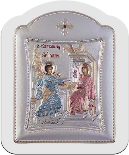 Slevori Image Annunciation of the Virgin Mary Silver 10.3x12.9cm