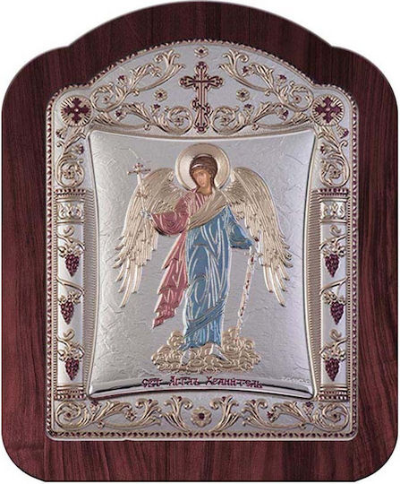 Slevori Εικόνα Schutzengel Silber 20.6x26.4cm