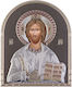 Slevori Imaginea Iisus Hristos Argint 5.4x7cm