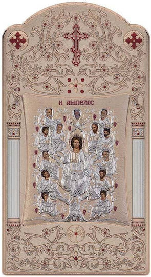 Slevori Image Jesus Christ Silver 8.4x16cm