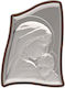 Slevori Saint Icon Virgin Mary Holding the Infant Silver 21x15cm