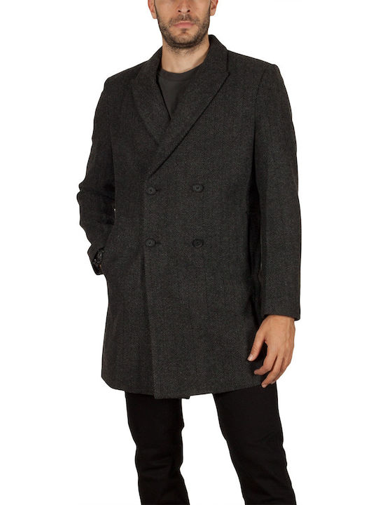 Tokyo Laundry Men's Half Coat Gray