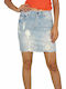 Denim Skirt Blue