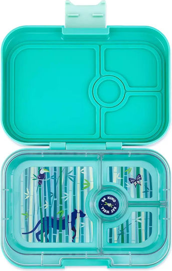 Yumbox Kids' Food Container made of Bamboo Insulated Turquoise