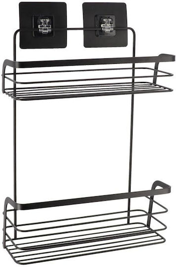 Επιτοίχια Ραφιέρα Μπάνιου Inox 26.5x11x35cm