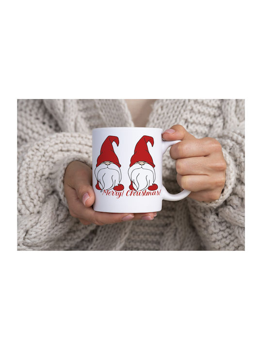 Christmas Mug Ceramic White 1pcs