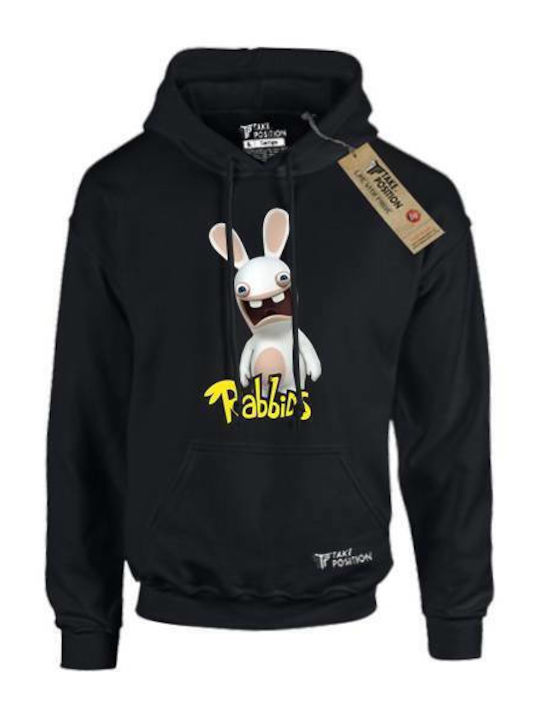 Takeposition H-cool Rabbids Ii Kapuzenpulli Schwarz