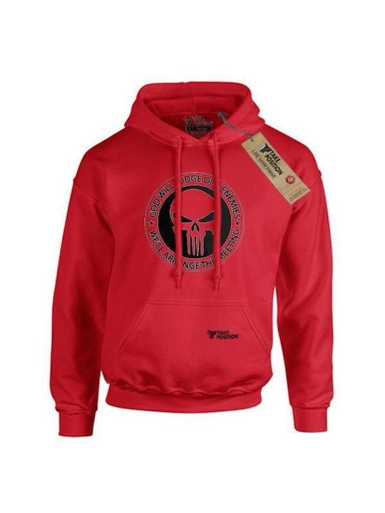 Takeposition H-cool Big Hoodie Red