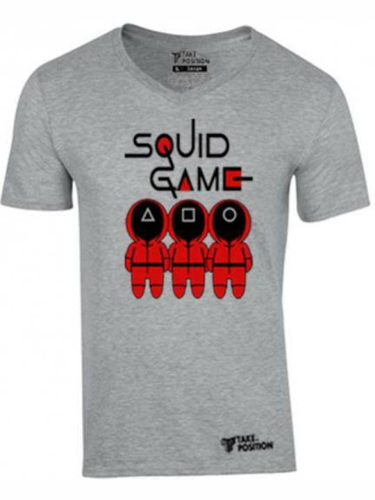 Takeposition Squid Tricou Squid Game Gri