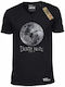 Takeposition Anime Death Note Moon T-shirt Μαύρο Βαμβακερό