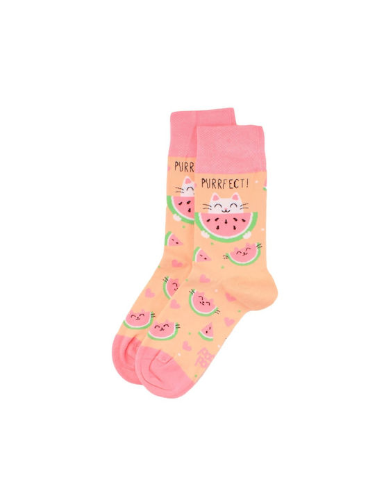 Trendy Women's Socks Pink