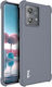 Imak Straight Edge Umschlag Rückseite Silikon Gray (Motorola Edge 40)