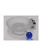 Capannoli Glass Soap Dish Blue