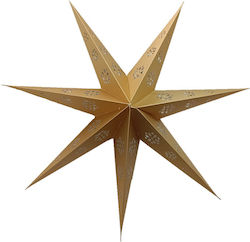 Hanging Gold Christmas Decorative Star 60cm