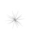 Christmas Pendant Star Plastic Silver 38x38x38cm