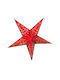 Christmas Decorative Pendant Star Paper Red 90x90x90cm
