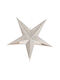 Christmas Decorative Pendant Star Paper Silver 90x90x90cm