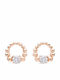 Luxenter Earrings made of Silver Gold Plated with Stones