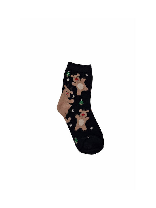 YTLI Christmas Socks BLACK