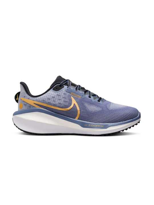 Vomero 17 Women's Running Sport Shoes Diffused Blue Ashen Slate White Metallic Gold