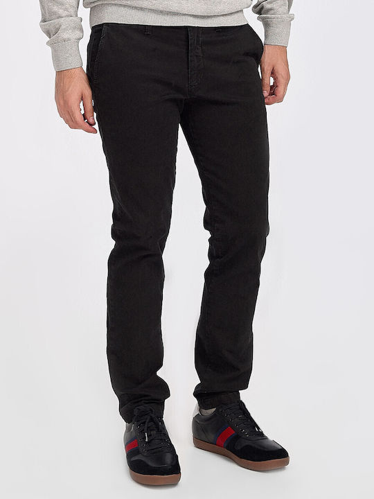 Rook Men's Chinos Elastic Slim Fit Black