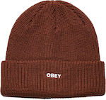 Obey Future Beanie Unisex Σκούφος Πλεκτός σε Κα...