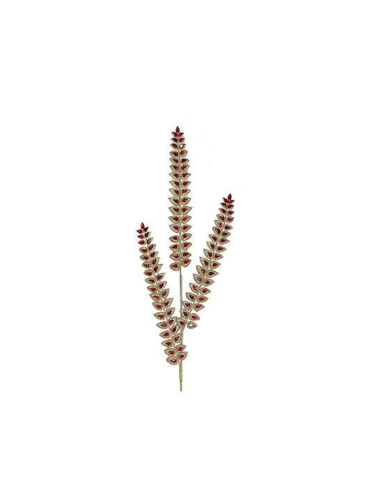 Zaros Artificial Decorative Branch Fern Red 80cm