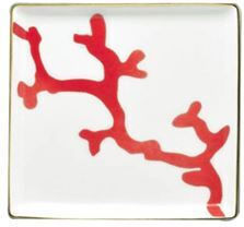 Raynaud Limoges Platou Decorativ Porțelan Albă 1buc 11x11buc