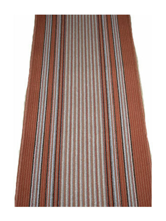 Nikotex Carpets Alpha Rug Runner Orange with Width 57cm Price by the Meter