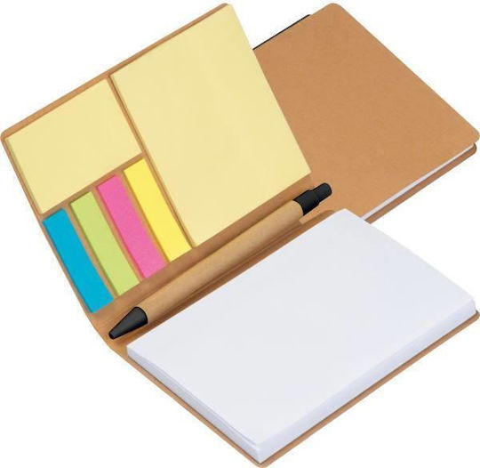 Macma Werbeatrikel Notebook 70 Sheets with Blank Pages and Pen Holder (Μiscellaneous colours)