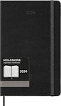 Moleskine Hard Large Weekly Agenda 2024 Vertical Professional 13x21cm DHB12PRO3Y24