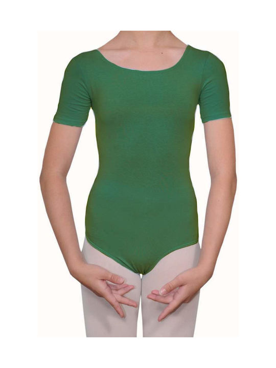 Dance & Football Kids Dance Bodysuit Green