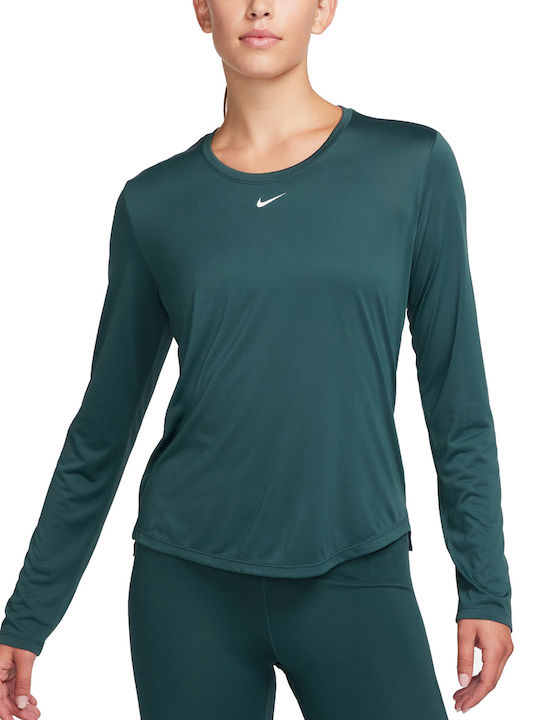 Nike Nikecourt Damen Sportliche Bluse Langärmel...