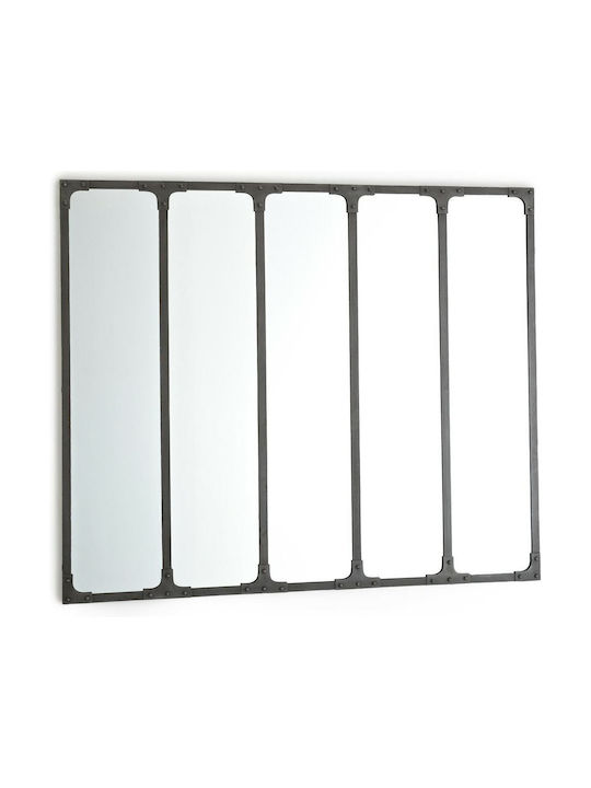 La Redoute Interieurs Wandspiegel Ganzkörper mit Gray Metallisch Rahmen 120x140cm 1Stück