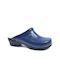 Comfort Way Shoes Piele Anatomic Sabot Albastre