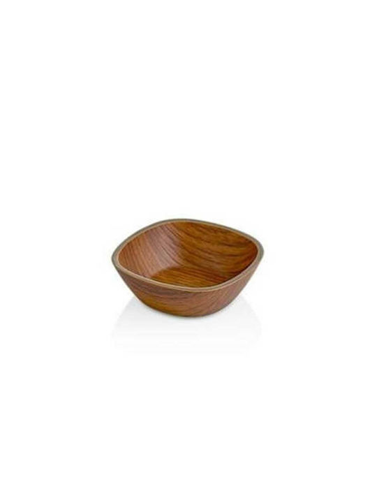 Serving Bowl Square Brown 7x7cm 1pcs