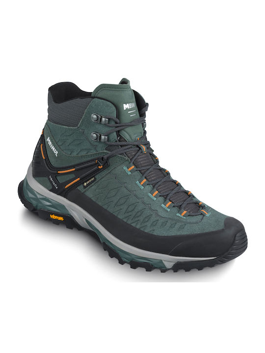 Meindl Top Men's Hiking Waterproof Boots With Gore-Tex Membrane Green