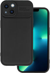 Techwave Heavy-Duty Protected Plastic Back Cover Durable Black (iPhone 13)