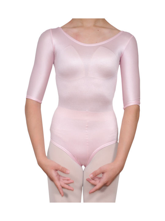 Dance & Football Kids Dance Bodysuit Pink