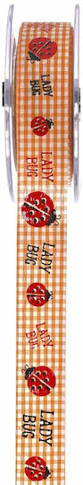 LiebeQueen Easter Ribbon Polyester Orange 2.3x900cm