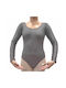 Dance & Football Kids Dance Bodysuit Gray