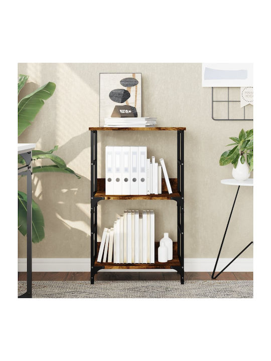 Shelving Unit Floor Smoky Oak 50x33x82cm