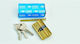 Cisa Lock Cylinder Logo 50mm with 3 Keys Silver