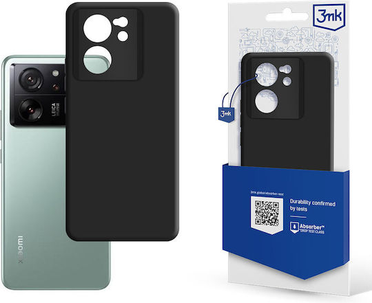 3MK Matt Back Cover Σιλικόνης 1.2mm Μαύρο (Xiaomi 13T / 13T Pro)